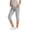 Grey, variant on Only Moment Long Bermuda Shorts for Women Blended Fabric High Waisted Work Travel Pants with Pockets Stretchy Business Casual Slacks Yoga Shorts with Pockets for Wowomen Black,S