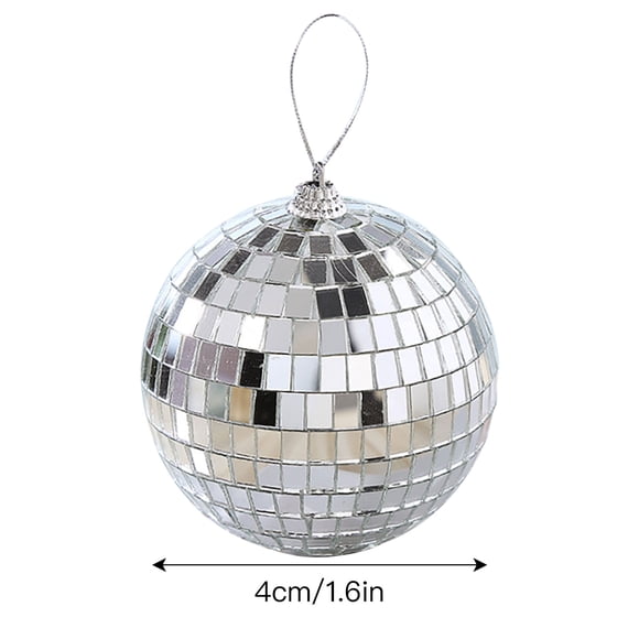 Adornos de bolas de Navidad BuyWeek minibolas de discoteca 2 cm 3 cm 4 cm 6 cm