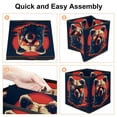 thumbnail image 4 of Xiong Fugu Foldable Cube Organizer with Handle, 10.8"x10.5"x10.6", Large Capacity Clothes Storage Containers Basket, 4 of 6