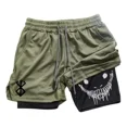 thumbnail image 1 of Short Gym Hombre Ropa Deportiva 2 En 1 Bolsa Celular Mod7, 1 of 5