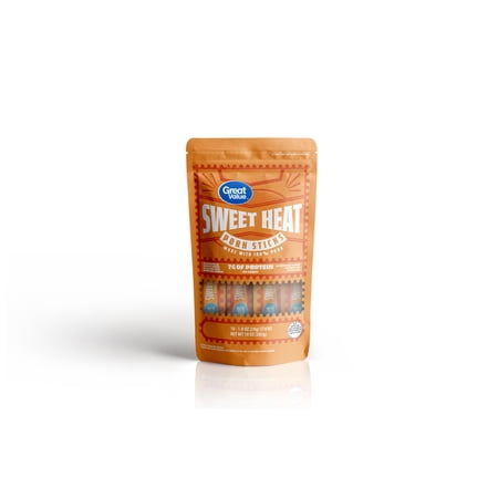 Great Value Sweet Heat Pork Sticks, 10 oz