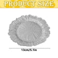 thumbnail image 3 of CMrtew Reef Charger Plates Bulk, 5 Inch Plastic Floral Charger Plates, Round Plate Chargers for Dinner Wedding Party Event Table Setting Decoration, 3 of 6