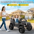 thumbnail image 3 of East doll 12V Ride on Toys for Toddlers, Electric Car for Kids, Kids Car with Remote Control, Bluetooth, Music, 3 Speeds for Kids Gifts, Black, 3 of 9