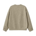 thumbnail image 4 of HAOTAGS Girls Pullover (4-15) Casual Long Sleeve Cotton Sweatshirts Khaki Size 8, 4 of 7