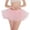 Pink, variant on Women's Pleated Short Tutu Skirt Adult Dance Mesh Skirt for Party One Size