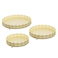 thumbnail image 4 of 3 bandejas para exhibir pasteles, platos de frutas, organizador de decoración del hogar, bandejas de hierro para cupcakes, platos de postres para, 4 of 8