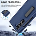 thumbnail image 5 of Dteck for Galaxy Z Fold 6 Phone Case with Kickstand, Full Body Case with Built-in Screen Protector & Magnetic Hinge Protection PU Leather Protective Cover for Samsung Galaxy Z Fold 6 5G,Blue, 5 of 6