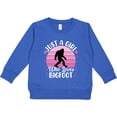 thumbnail image 2 of Inktastic Just a Girl Who Loves Bigfoot Toddler Sweatshirt, 2 of 4