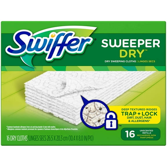 Swiffer Sweeper Dry Sweeping Cloths 16 ea Pack of 2