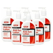 6 Pack - Rugby Original Formula Anti-Itch Lotion Camphor 0.5% , Menthol 0.5%, Steroid-Free, for Dry Skin, Insect Bite, Poison Ivy, Sunburns, 7.5 Fl Oz