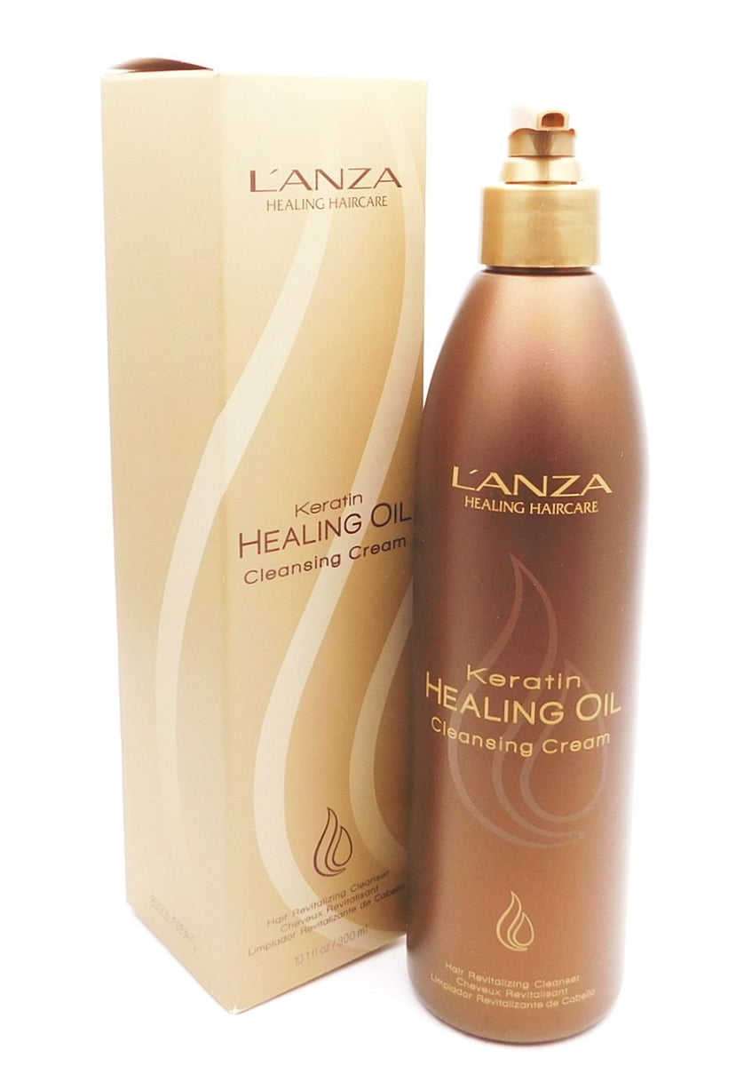 L'ANZA Keratin Healing Oil Cleansing Cream Hair Revitalizing Shampoo 10