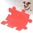 thumbnail image 4 of Dog Licking Pad, 3D Texture Slow Feeder Licking Mat Easy To  Safe  For Cats Red, 4 of 8