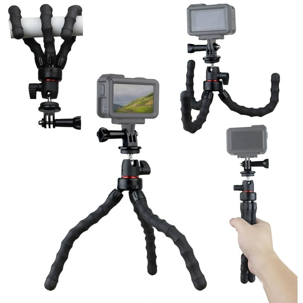 Trípode de cámara flexible Hocoder compatible con GoPro Hero