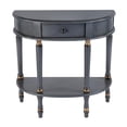 thumbnail image 2 of Beaumont Lane Traditional 31.5"W Hand Painted Wood Console Table in Blue, 2 of 8