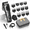 Gray, variant on Professional Cordless & Corded Hair Clippers for Men, Gray, All-in-One Kit