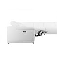 thumbnail image 5 of Titan Furnishings 8-Piece 2-Console 4-Power Reclining Leather Sectional in White, 5 of 11