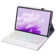 thumbnail image 2 of AH20-AS compatible Huawei MatePad 11.5 S Design Rétroéclairé Cuir+tpu Housse de Tablette Étui Clavier Bluetooth Cadeau de Haute Qualité, 2 of 4