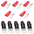 thumbnail image 3 of Terminales Anillo Cable Tierra Alimentación Audio para Coche Ehuebsd M8 Calibre 4 AWG 10 Uds, 3 of 9