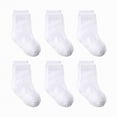 thumbnail image 5 of HCNTES Toddler Boys Girls Socks Kid Socks Black Non Slip Grip Crew Socks Set Children's Solid Color Socks for Spring Summer 1T 2T 3T 4T 5T 6T 7T Wear(Z01-B,3-5 Years), 5 of 5