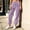 Purple, variant on JOANKDMI Velour Joggers for Women Sweatpants Buttery Soft Thermal Baggy Tapered Cuffed Ankle Elastic Drawstring Waist with Pockets for Winter Lounge Athletic Track Pants
