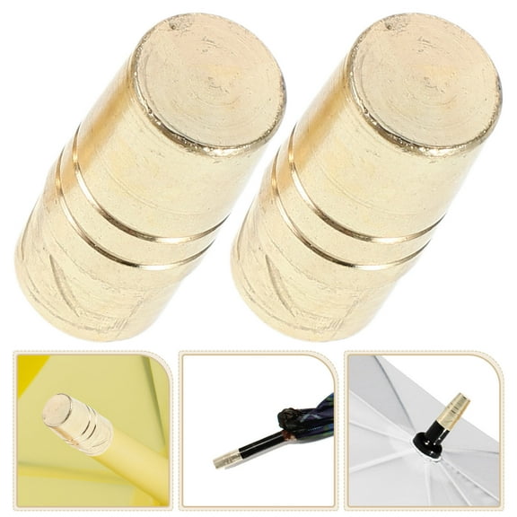 MLINS 2pcs Stick Umbrella Parts Replacement Waterproof Umbrella End Caps Elegant And Stylish Umbrella Top Plugs For Outdoor Use And Repairing Umbrella Tips
