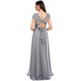 thumbnail image 4 of Robes Transformatrices/enveloppantes pour Femmes Robe Longue Maxi Cocktail, 4 of 5