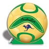 Club Pack of 12 Green and Yellow 3-D "Australia" Soccer Ball Centerpieces 10"