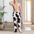 thumbnail image 2 of Fotbe Milk Cow Pantalones de Pijama para Hombre, Pantalones de Dormir, Pantalones de Casa con Cintura Ajustable y Bolsillos-Large, 2 of 6