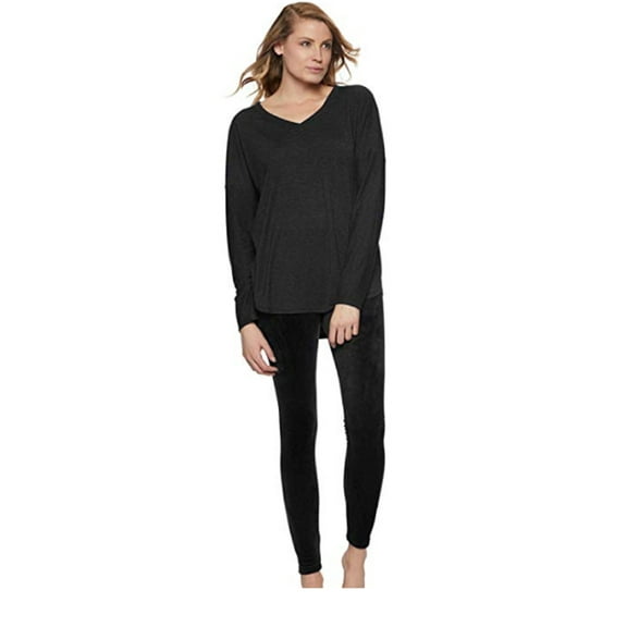 Felina Womens Ultra Luxe Velour Lounge 2 Piece Set