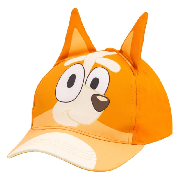 Gorra de béisbol Bluey para niños pequeños, ajustable, de algodón