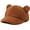 Caramel, variant on Winter Fleece Baseball Cap for Baby Girls Warm Toddler Boys Hat Cute Bear Ears Kids Baseball Hats for 2-6T