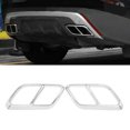thumbnail image 2 of Car Rear Tail Pipe Cover Trim For Land-Rover For Range-Rover Velar 2017-2021 Stainless Accessories, 2 of 7