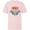 Soft Pink, variant on Marvel Captain Marvel Higher Further Faster Star - Short Sleeve T-Shirt for Kids - Customized-Soft Pink