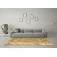 thumbnail image 3 of Ahgly Company Indoor Square Abstract Brown Contemporary Area Rugs, 7' Square, 3 of 4