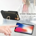 thumbnail image 3 of Compatible for iPhone XS Max Zipper Wallet Case with Card Holder, Rotation Ring Kickstand Case, PU Leather Card Slots RFID Blocking Protection Phone Case Shockproof Cover, Black, 3 of 10