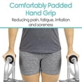thumbnail image 4 of Walker Padded Hand Grip Covers, Mobility Aid Hand Pad, Walker Handle Pads - ya, 4 of 5