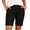#01 Black 【Stock up on Your Favorite Colors】, variant on Women's Stretch Twill Bermuda Shorts, Mid Rise Pull On Waist with Functional Pockets, Casual Summer Hiking Shorts for Outdoor Adventures or Daily Wear, Comfortable Pull | CSEONE,Black L