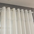 thumbnail image 3 of Sunyuer Fashions Jacquard Hollow Semi-transparent Window Curtains for Living Room, Set of 2 Panels, 3 of 6