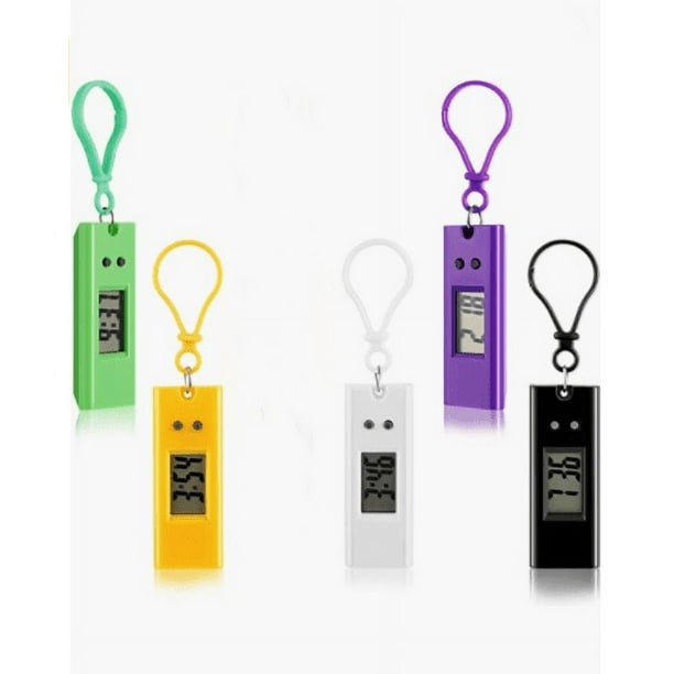 5 Piezas Llavero Reloj de Bolsillo Reloj Digital Portátil con Clip Reloj de Bolsillo Digital Llaveros para Niños Reloj para Mochilas Reloj Ligero con Clip Reloj Electrónico Pequeño para Niños Estudiantes Deportes al Aire Libre oso de fresa Electrónica