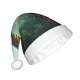 thumbnail image 2 of Balery Flying Parrots In Jungle Pattern Santa Hat Christmas Hat Funny Christmas Hat Christmas Knitted Beanie Hat For Men Women Adult, 2 of 6