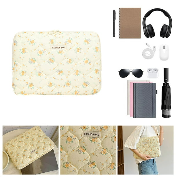 Funda para Tableta IPad Acolchada Negocios Al Aire Libre Floral A Prueba Golpes