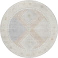 thumbnail image 2 of Addison Rugs Dream Shag Premium Machine Washable Transitional Aztec Gray Round Rug, 8' x 8', 2 of 8