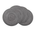 thumbnail image 3 of 6-piece Set Meal Mat Woven Round Mat Tableware Cup Pad Woven, 3 of 5