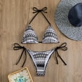 thumbnail image 2 of Afdoent Women's Bikini Sets Bikini Swimsuit Women Swimwear Push Up Bikini Set Thong Brazilian Bathing Suit Beach Wear 2026 Retro Swimsuit, 2 of 9