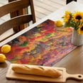 thumbnail image 5 of Fall Placemats Set of 6 Maple Leaves Place Mats Thanksgiving Placemat Colorful Autumn Forest Table Mats for Dining Kitchen Table Holiday Dinner Party Home Fall Decorations 13x19 Inch, 5 of 8