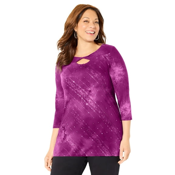 Catherines Women's Plus Size Starlight Top
