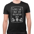 thumbnail image 2 of Love Me Like My Demons Do Shirt Unisex Large Black, 2 of 5