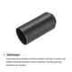 thumbnail image 4 of Uxcell 100Pcs Tapas de Termocontracción de 18mm ID x 40mm L 2:1 Relación Tapas de Tubo Termocontráctil Negras, 4 of 5