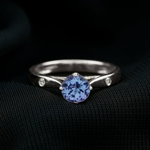 AAA Quality Natural Tanzanite Ring, Oval sale Cut Blue Gemstone, 925 Sterling Silver Ring, December Birthstone, Engagement Ring, Promise Ring