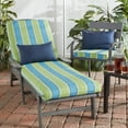 thumbnail image 6 of Greendale Home Fashions 73'' x 23'' Outdoor Chaise Lounge Cushion, Cayman Stripe, 6 of 8